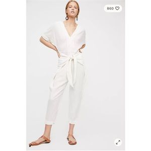 Free people linen jumpsuit